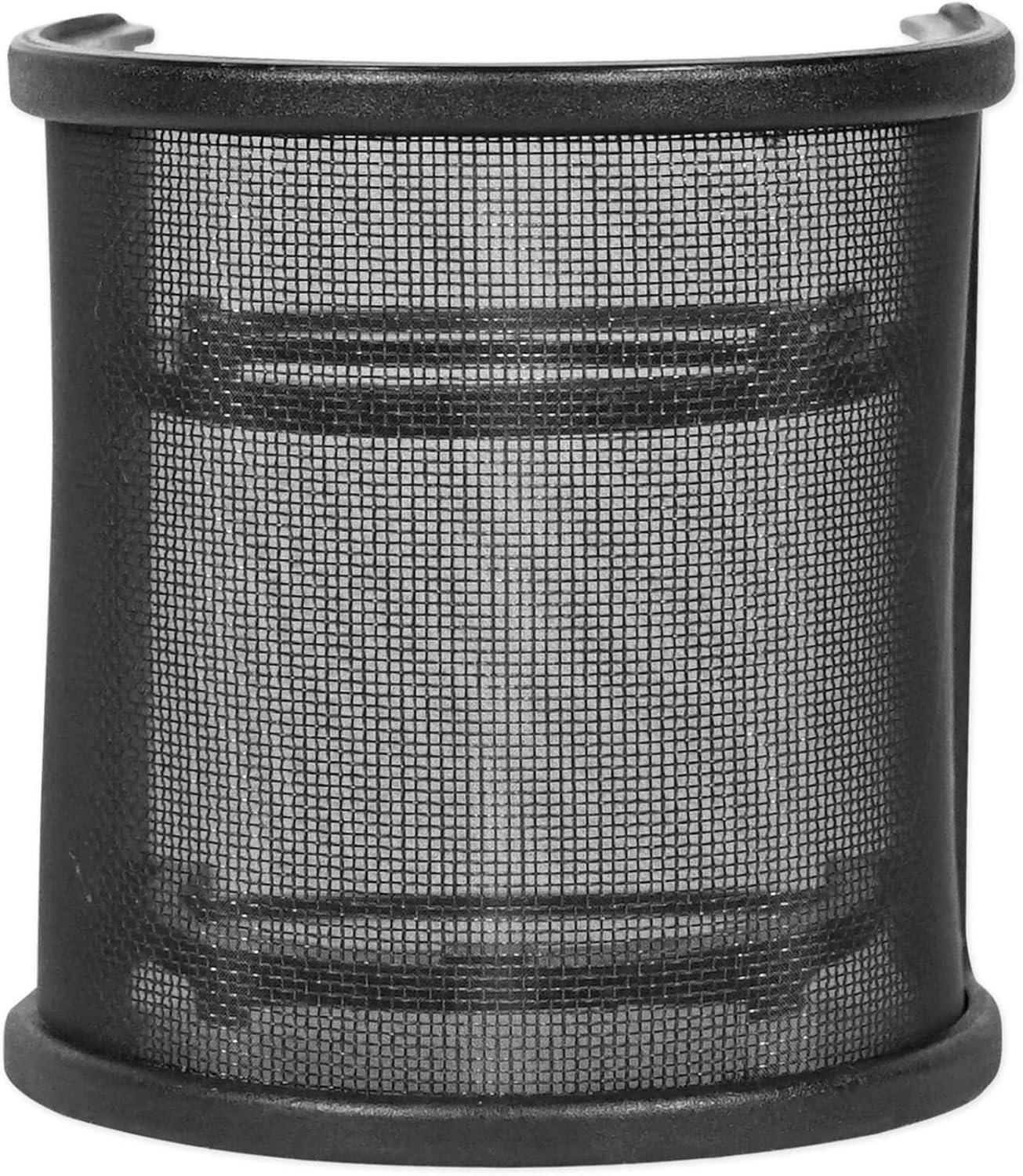 imageRockville RockPop Curve Pop Filter Windscreen Curved Mesh Lightweight 0064 lbs Broad Mic Compatibility Durable Metal for Studio Recording and PodcastingElastic Mount On Mic