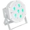 imageRockville BATTERY PAR 61 White 36W Rechargeable RGBWAUV DMX Wash Light 15Hour Battery Sound Activated IR Remote Replaceable Battery 25 degree Beam Angle for DJs and Event LightingWhite