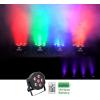 imageRockville BATTERY PAR 61 White 36W Rechargeable RGBWAUV DMX Wash Light 15Hour Battery Sound Activated IR Remote Replaceable Battery 25 degree Beam Angle for DJs and Event LightingBlack