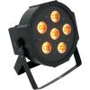imageRockville BATTERY PAR 61 White 36W Rechargeable RGBWAUV DMX Wash Light 15Hour Battery Sound Activated IR Remote Replaceable Battery 25 degree Beam Angle for DJs and Event LightingBlack
