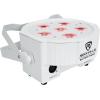 imageRockville BATTERY PAR 61 White 36W Rechargeable RGBWAUV DMX Wash Light 15Hour Battery Sound Activated IR Remote Replaceable Battery 25 degree Beam Angle for DJs and Event LightingWhite