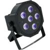imageRockville BATTERY PAR 61 White 36W Rechargeable RGBWAUV DMX Wash Light 15Hour Battery Sound Activated IR Remote Replaceable Battery 25 degree Beam Angle for DJs and Event LightingBlack