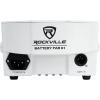 imageRockville BATTERY PAR 61 White 36W Rechargeable RGBWAUV DMX Wash Light 15Hour Battery Sound Activated IR Remote Replaceable Battery 25 degree Beam Angle for DJs and Event LightingWhite