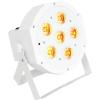 imageRockville BATTERY PAR 61 White 36W Rechargeable RGBWAUV DMX Wash Light 15Hour Battery Sound Activated IR Remote Replaceable Battery 25 degree Beam Angle for DJs and Event LightingWhite