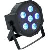 imageRockville BATTERY PAR 61 White 36W Rechargeable RGBWAUV DMX Wash Light 15Hour Battery Sound Activated IR Remote Replaceable Battery 25 degree Beam Angle for DJs and Event LightingBlack