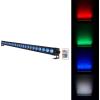 imageRockville Battery Strip 24 100W Rechargeable RGBW DJ Wash Light Bar 24x4W LEDs 58Channel DMX Remote for Events and Stage Lighting