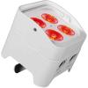 imageRockville Best PAR 50 24W Rechargeable Par Can Wash Light Wireless DMX 6in1 RGBWAUV LEDs 4400mAh Battery for DJs and Event LightingWhite