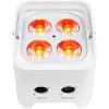 imageRockville Best PAR 50 24W Rechargeable Par Can Wash Light Wireless DMX 6in1 RGBWAUV LEDs 4400mAh Battery for DJs and Event LightingWhite