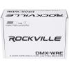 imageRockville DMXWRE Wireless DMX Receiver 24GHz 9Hour Battery 1968Foot Range Compact 04 lb Design for DJs and Stage Lighting