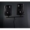 imageRockville DP Mount Dual 81012quot PA Speaker Cabinet Adapter Sturdy Steel 80 lbs Capacity SpaceSaving for DJs and Live Sound Professionals