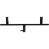 imageRockville DP Mount Dual 81012quot PA Speaker Cabinet Adapter Sturdy Steel 80 lbs Capacity SpaceSaving for DJs and Live Sound Professionals