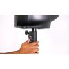imageRockville GASPOLEB M20 Threaded Air Assist SubwooferSpeaker Pole Mount Stand 335quot55quot Adjustable Height 140 Lb Capacity 35mm Diameter for DJs Live Events and Studios