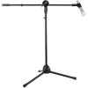imageRockville GIGSTAND DUAL Microphone Stand with 2 Mic Clips 2637quot Detachable Boom Arm Adjustable 31quot55quot Height Foldable Tripod Base for Musicians and Podcasters
