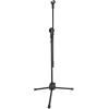 imageRockville GIGSTAND DUAL Microphone Stand with 2 Mic Clips 2637quot Detachable Boom Arm Adjustable 31quot55quot Height Foldable Tripod Base for Musicians and Podcasters