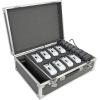 imageRockville MINI IR4 Charge Package 8 12W DJ Par Wash Up Lights  Charging Case RGBWAUV App Control Wireless DMX Rechargeable Battery for DJ Events and PartiesWhite