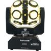 imageRockville Party Spinner LED 150W Moving Head DJ Light 18 LEDs 12 RGBW  6 White COB DMX Controls Sound Activated for Parties and Stage Events