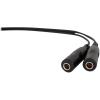 imageRockville RC135TRS 35mm Male to Dual 14quot TRS Female Headphone Splitter Cable OxygenFree Copper Flexible PVC Jacket for Studio Musicians and DJs