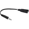 imageRockville RC1DTRS 1 Ft Headphone Splitter Cable 14quot TRS Male to Dual 14quot TRS Female 26 AWG 90 Spiral Shield Pro Audio for Studio ampamp DJ Use