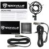 imageRockville RCM PRO Professional Studio Condenser Microphone Samsung Capacitors Cardioid Pattern Shock Mount Included Large Diaphragm for Vocals and Podcasting