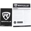 imageRockville RCM01 Pro Studio Condenser Microphone 200 Ohm Cardioid Pattern Metal Shock Mount 30Hz20kHz Frequency XLR and 35mm Cables for Vocals and Podcasting