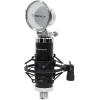 imageRockville RCM03 Pro Studio Condenser Microphone Cardioid Pattern 30Hz20kHz Frequency Response Metal Shock Mount Includes XLR ampamp 35mm Cables for Podcasting and Studio Recording