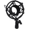 imageRockville RCM03 Pro Studio Condenser Microphone Cardioid Pattern 30Hz20kHz Frequency Response Metal Shock Mount Includes XLR ampamp 35mm Cables for Podcasting and Studio Recording