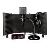 imageRockville RDMS6 118quot Gooseneck Studio Desktop Mic Stand Weighted Base Flexible Positioning Broad Mic Compatibility Black for Podcasting and Recording