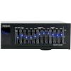 imageRockville REQ20 19quot Rack Mount Pro Dual 10 Band Graphic Equalizer EQ wVU Meters