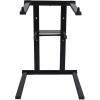 imageRockville RLS2400 Lightweight Folding DJ Laptop Stand wExtra Shelf ampamp Travel Bag Aluminum Construction Portable for DJs and Musicians