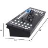 imageRockville ROCKFORCE 192Channel DMX Lighting Controller SoundActivated Programmable Scenes LED Display for DJs and Live Events