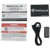 imageRockville RPM109 V2 12 Channel Powered Mixer 4800W Peak600W RMS x2 4 BluetoothUSBSD Playback ampamp Recording 24 Digital Effects 3Band EQ Per Channel 7Band Stereo EQ for Live Sound ampamp Studio12 Channel V2 Upgraded FXUSB Interface