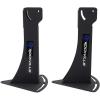 imageRockville RPW20 Pair Adjustable Wall Mount Brackets for PA Speakers 110 lbs Load 55 Degree Horizontal ampamp 45 Degree Vertical Angle 13quot Wall Offset HeavyDuty Steel for Pro Audio ampamp Home Theater