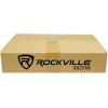 imageRockville RSCFAW White Scrim for DJ Facade Set of 4 Stretch Fabric FireRetardant EasyClean Velcro Panels for DJ Events and Professional Setupsblack