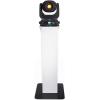 imageRockville RTP32B Totem Pole Moving Head Light Stand Adjustable 39  688 in BlackWhite Scrims Carry Bags ToolFree Setup 35mm Speaker Mount for Mobile DJs ampamp EventsBlack