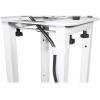 imageRockville RTP32B Totem Pole Moving Head Light Stand Adjustable 39  688 in BlackWhite Scrims Carry Bags ToolFree Setup 35mm Speaker Mount for Mobile DJs ampamp Eventswhite