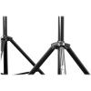 imageRockville RVCS2 HeavyDuty Tripod Speaker Stand Adjustable CrankUp to 78in Max Height 80in 100lb Capacity Carry Bag Stable 39in Base for DJs and Live Events