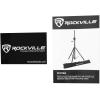 imageRockville RVCS2 HeavyDuty Tripod Speaker Stand Adjustable CrankUp to 78in Max Height 80in 100lb Capacity Carry Bag Stable 39in Base for DJs and Live Events