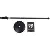 imageRockville RVMIC4 RoundBase Microphone Stand With Quick Release Hand Clutch