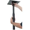 imageRockville RVSM1 Pair of NearField Studio Monitor Stands Adjustable Height 3345in HeavyDuty Steel EVA Foam Padding Vibration Reduction for Home Studio Musicians and Audio EngineersRSM3