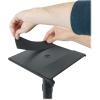 imageRockville RVSM1 Pair of NearField Studio Monitor Stands Adjustable Height 3345in HeavyDuty Steel EVA Foam Padding Vibration Reduction for Home Studio Musicians and Audio EngineersRSM3