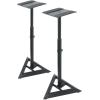 imageRockville RVSM1 Pair of NearField Studio Monitor Stands Adjustable Height 3345in HeavyDuty Steel EVA Foam Padding Vibration Reduction for Home Studio Musicians and Audio EngineersRSM3