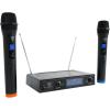 imageRockville RWM132V VHF Wireless Dual Handheld Microphone System High Sensitivity Long Range 200ft Clear Audio PlugandPlay for Live Performances and Events Includes 2 MicsMicrophone