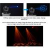 imageRockville Rock Beam DC 120W Moving Head Light 71 Gobos 18Facet Prism DMX Control for DJs and Club Stages