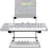 imageRockville Rock2d2 Adjustable Dual Shelf DJ Controller Midi Keyboard Laptop Stand