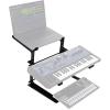 imageRockville Rock2d2 Adjustable Dual Shelf DJ Controller Midi Keyboard Laptop Stand