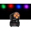 imageRockville RockOn7 40W RGBW Moving Head Wash Light 4x10W LEDs DMX ampamp Sound Modes FullFunction Remote for DJs Clubs Stage Lighting
