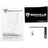 imageRockville RockShield 1 3Panel Studio Microphone Isolation Shield SoundDampening Foam Tripod Desktop Mic Attachment Portable Aluminum Frame for Podcasting and Home Studio Recording