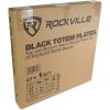 imageRockville White Totem Plates for RTP32BRTP82B Top and Bottom Steel Plates Easy Install 196quot Base 118quot Top for DJs and Event LightingBlack