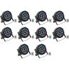 image10 Rockville Battery PAR 50 Rechargeable LED DMX DJ Club Wash UpLightsRemote
