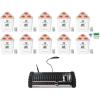 image10 Rockville RockWedge White LED Battery Lights384 Ch Wireless DMX Controller